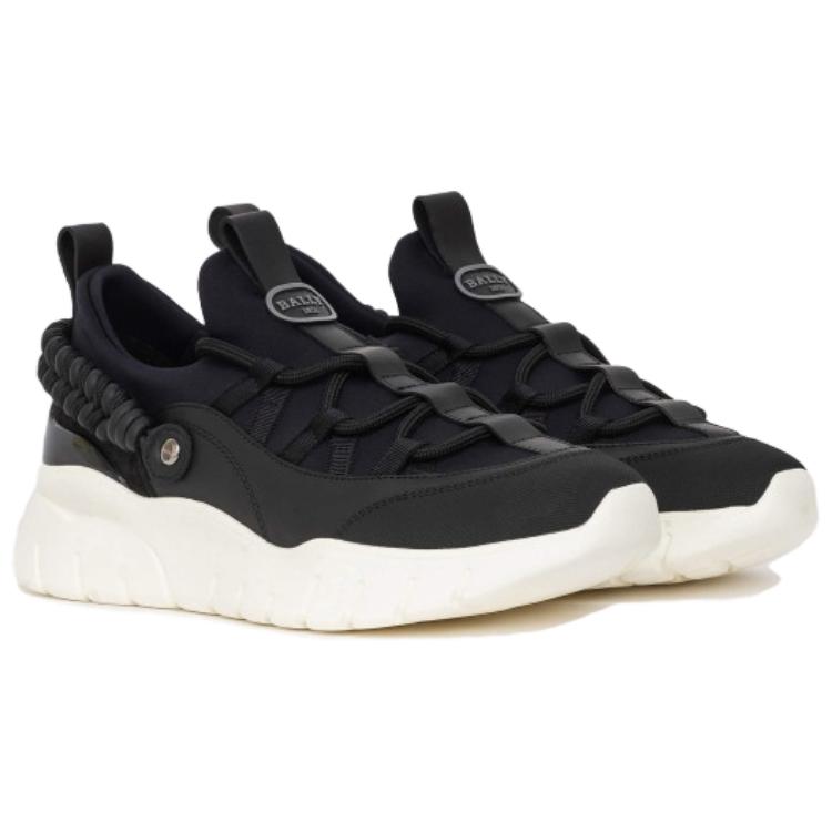 BALLY Mesh, Leather Low top Running Shoes Men’s Black