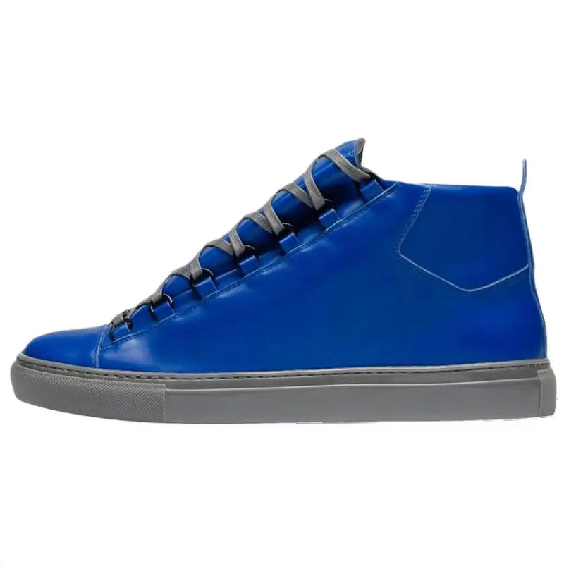 Balenciaga Arena Mid top Skateboard Shoes Men's Blue