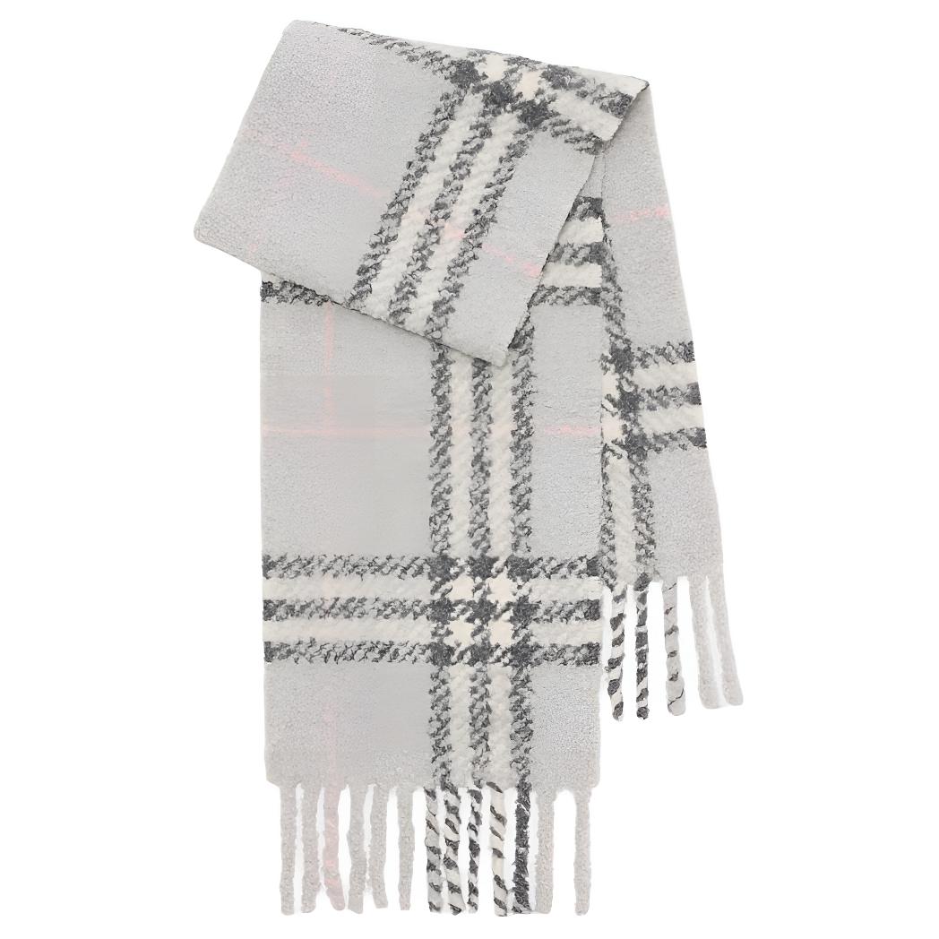 Женский шарф Burberry (серый)