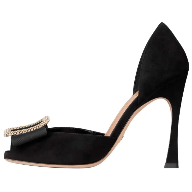DIOR Idylle Slim Heel Stylish Sandal Women's Black