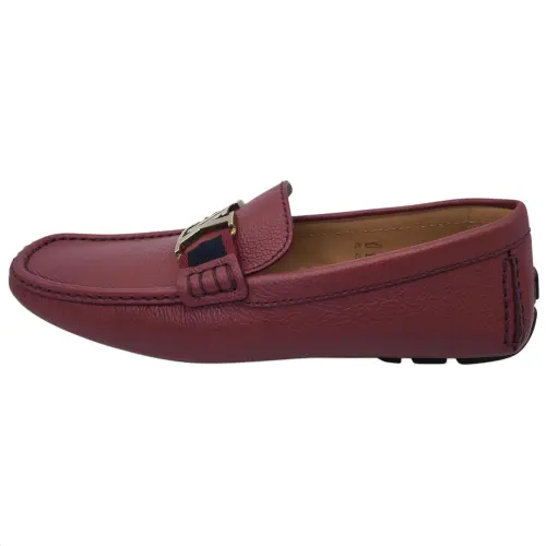 LOUIS VUITTON Loafers Men's Red