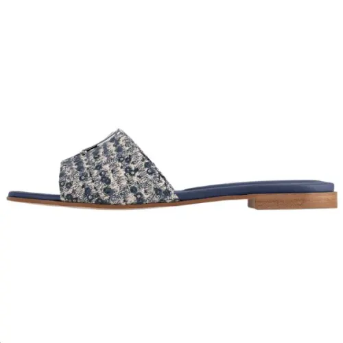 LOUIS VUITTON Slide Slippers Women's Blue