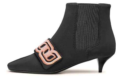 HERMES Darling Ankle Boots Women's Black