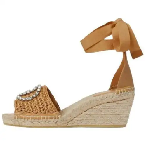 GUCCI One Strap Sandals 4.5cm Women's Brown