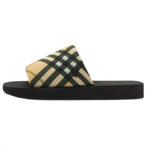 Burberry Slide Slippers Women's Khaki