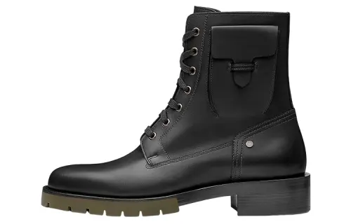 HERMES Ankle Boots Men's Black