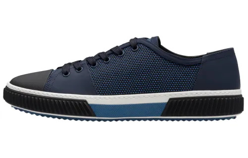 PRADA Skateboard Shoes Men's Low Top Blue