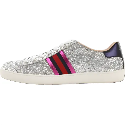 Gucci Wmns Ace 'Silver Glitter' Women's