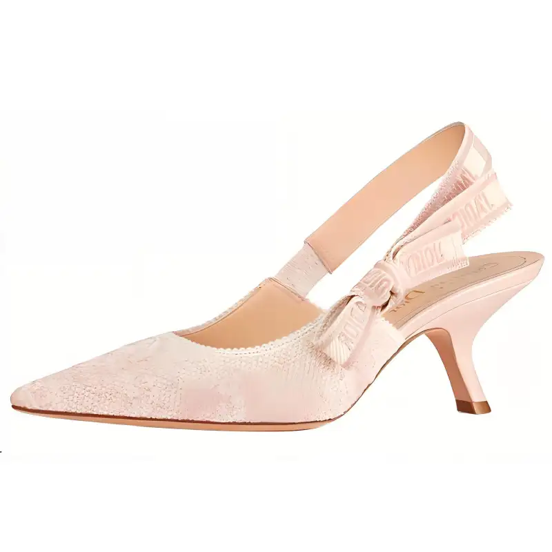 DIOR J'Adior Irregular Heel High Heels Women's Pink