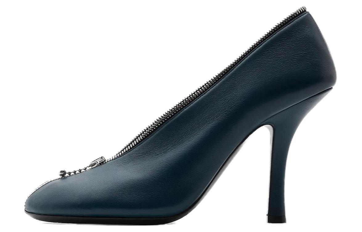 Burberry Baby Zip 100mm Leather Pumps