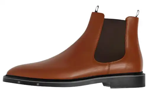 Burberry Jamison Short Chelsea Boots Men's Brown