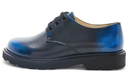LOEWE Top Grain Cow Leather Casual Shoes Women's Royal Blue