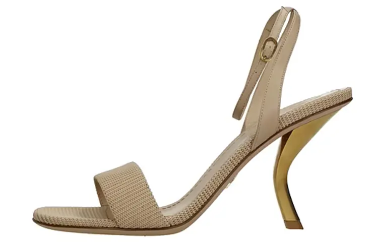 DIOR One Strap Sandals Women's Nude Pink
