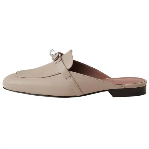 HERMES Oz Quick Dry Closed Toe Slippers Women's Pebble Beige