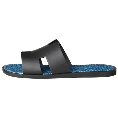 HERMES Izmir Slide Slippers 1.4cm Men's Black