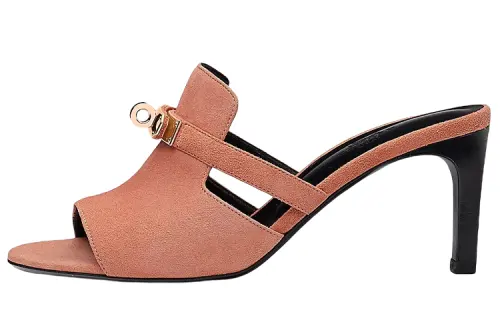 HERMES Cute Slide Slippers Women's Sunlit Pink