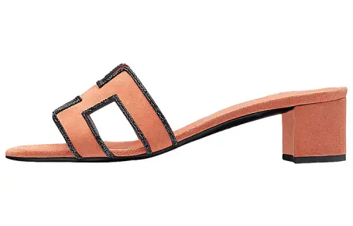HERMES Oasis Slide Slippers Women's Orange