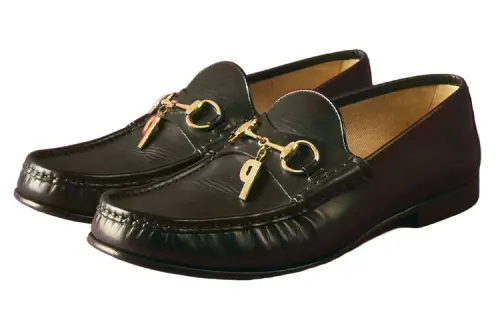 PALACE x GUCCI Leather Casual Shoes Women's Black