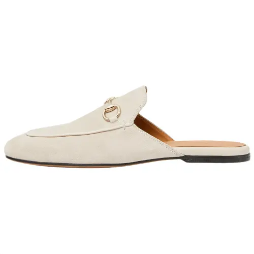 GUCCI Closed Toe Slippers Women's White