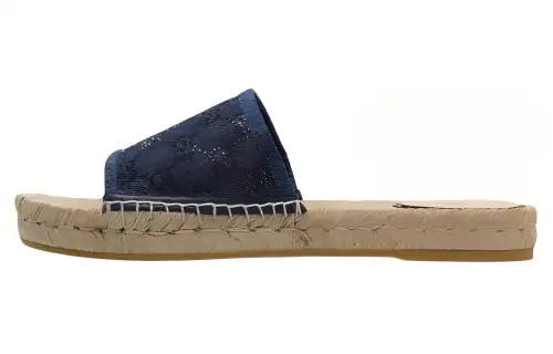 GUCCI Slide Slippers Women's Blue