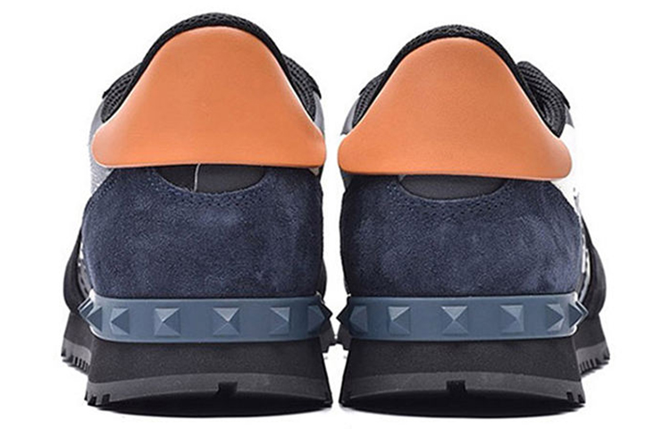 Мужские кроссовки Valentino Rockrunner (черно-серебристые) — фото 5