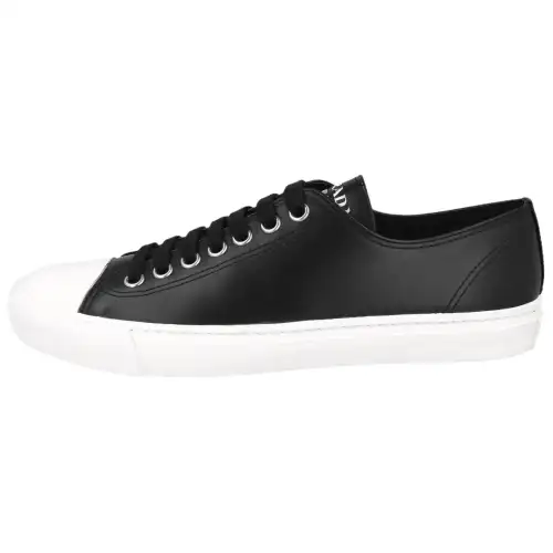PRADA Low top Skateboard Shoes Men's Black
