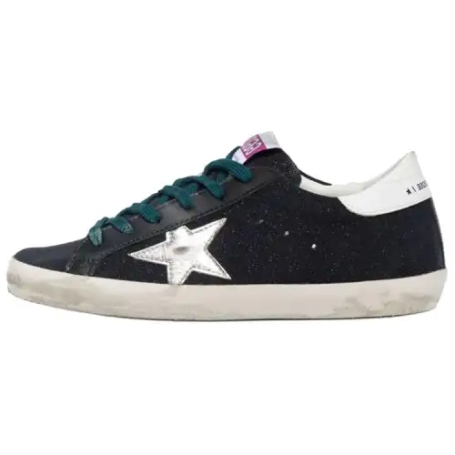 Golden Goose Super Star Skateboard Shoes Women's Low Top Black