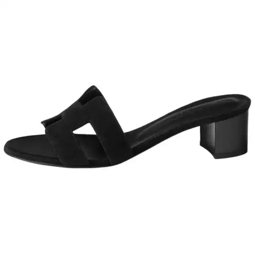 HERMES Oasis Slide Slippers Women's Black