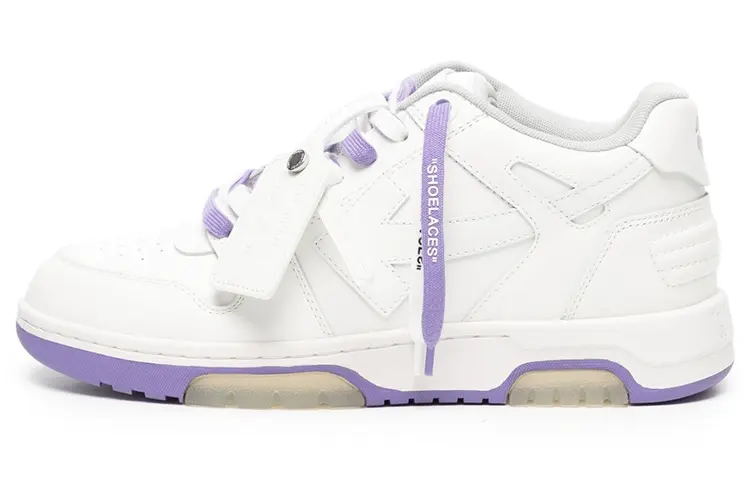 OFF WHITE Out Of Office Low Top Sneaker 'White Purple'