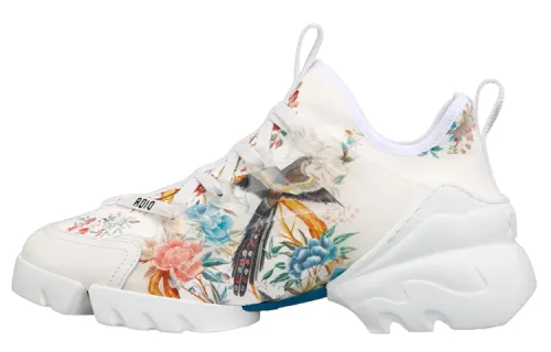 DIOR D Connect Low top Casual Shoes Women's White