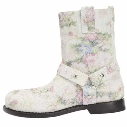 LOEWE Campo Ankle Boots 3cm Women's Multicolor