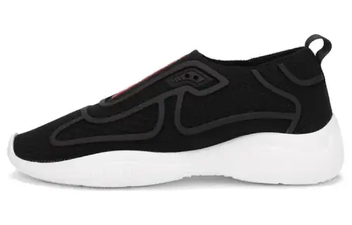 PRADA Casual Shoes Women's Low Top Black White