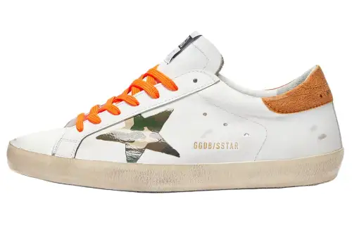 Golden Goose Super Star Stylish Skateboarding Shoes Men's White
