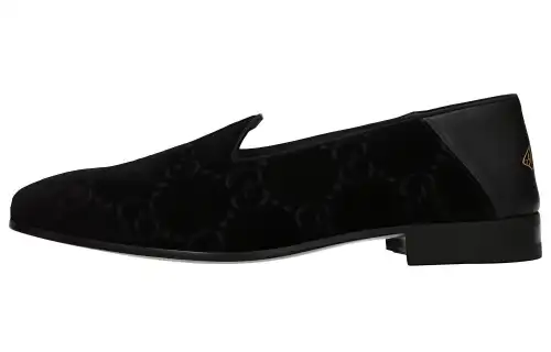 GUCCI Velvet Men's Casual Shoes Men's Black