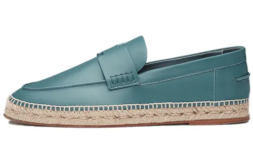 HERMES Trip Casual Shoes Men's Pain Blue