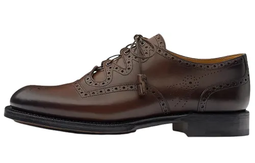 HERMES Easton Dress Shoes Men's Brown