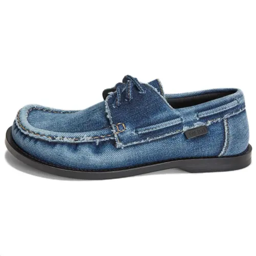 LOEWE Campo Denim Casual Shoes Women's Blue