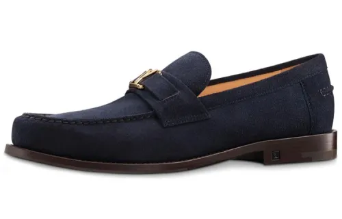 LOUIS VUITTON Major Casual Shoes Men's Blue Black