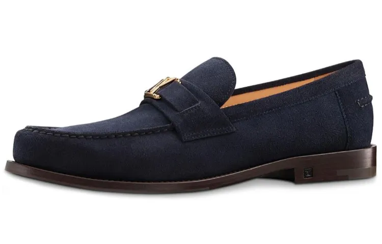 LOUIS VUITTON Major Casual Shoes Men's Blue Black