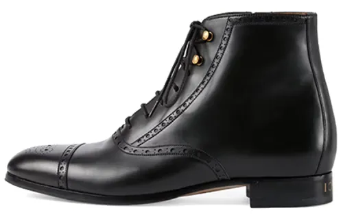 GUCCI Ankle Boots Men's Black