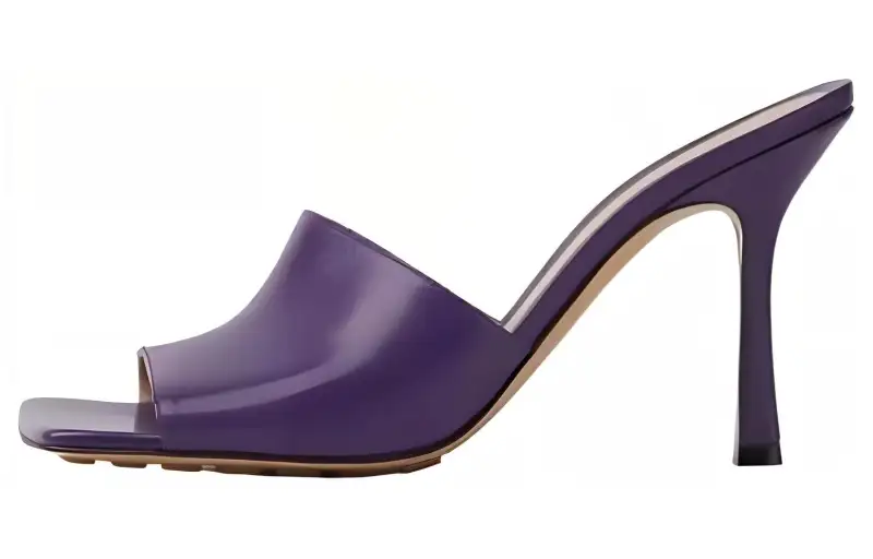 Bottega Veneta Stretch Slide Slippers Women's Purple