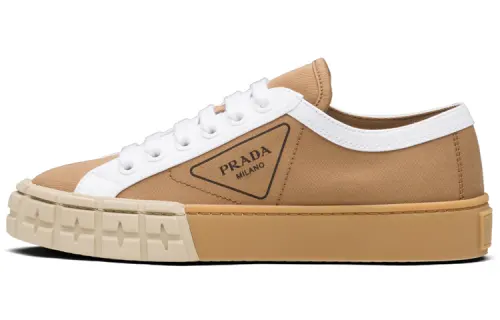 PRADA Low top Skateboard Shoes Women's Khaki