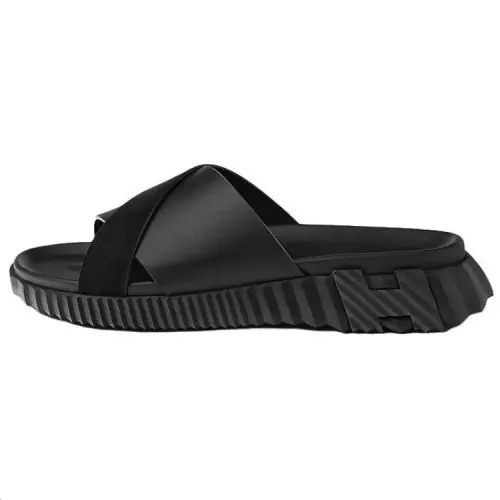HERMES Infra Slide Slippers Men's Black