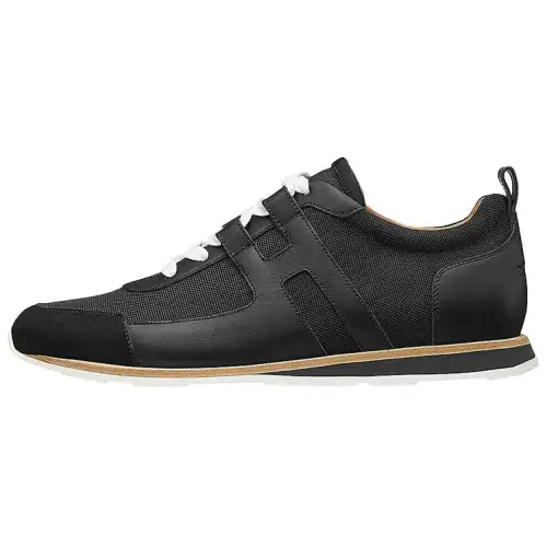HERMES Low top Casual Shoes Men's Black
