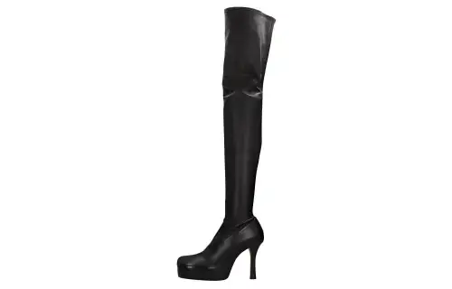 Bottega Veneta High Heel Knee high Boots Women's Black