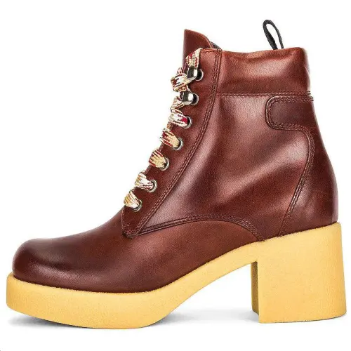 MIU MIU Ankle Boots Women's Brown