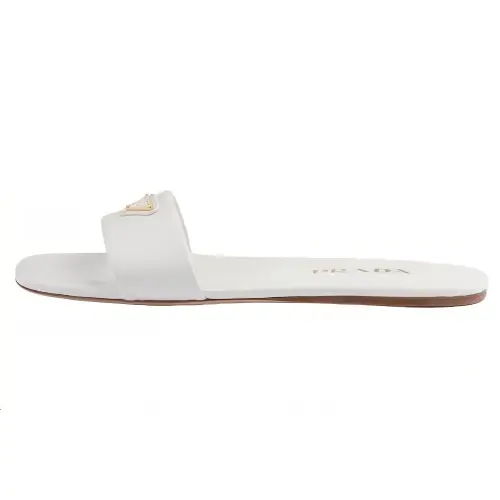 PRADA Slide Slippers Women's White