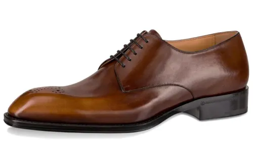 LOUIS VUITTON Vendome Casual Shoes Men's Brown