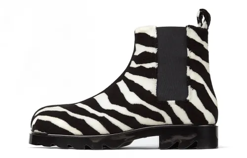 Bottega Veneta Strut Leather Chelsea Boots Men's Black