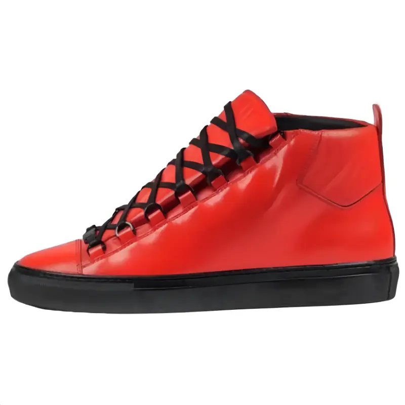 Balenciaga Arena High top Skateboard Shoes Men's Red